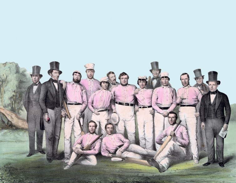 vintage-cricket-team